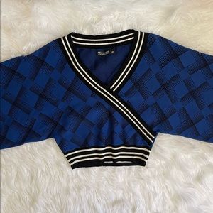 7th Avenue Design Studio NY & Co sweater Royal Small